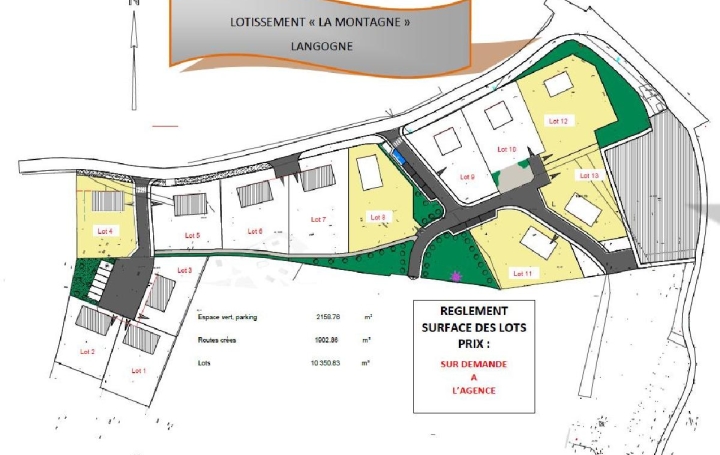 Terrain LANGOGNE 732 m2 34 940 € Terrain LANGOGNE 732 m2 34 940 €